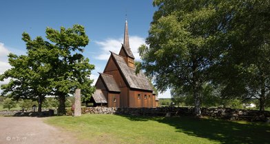 Høyjord stavkirke, Andebu Vestfold